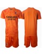 Billige AC Milan Keeper Bortedraktsett Barn 2024-25 Kortermet (+ Korte bukser)